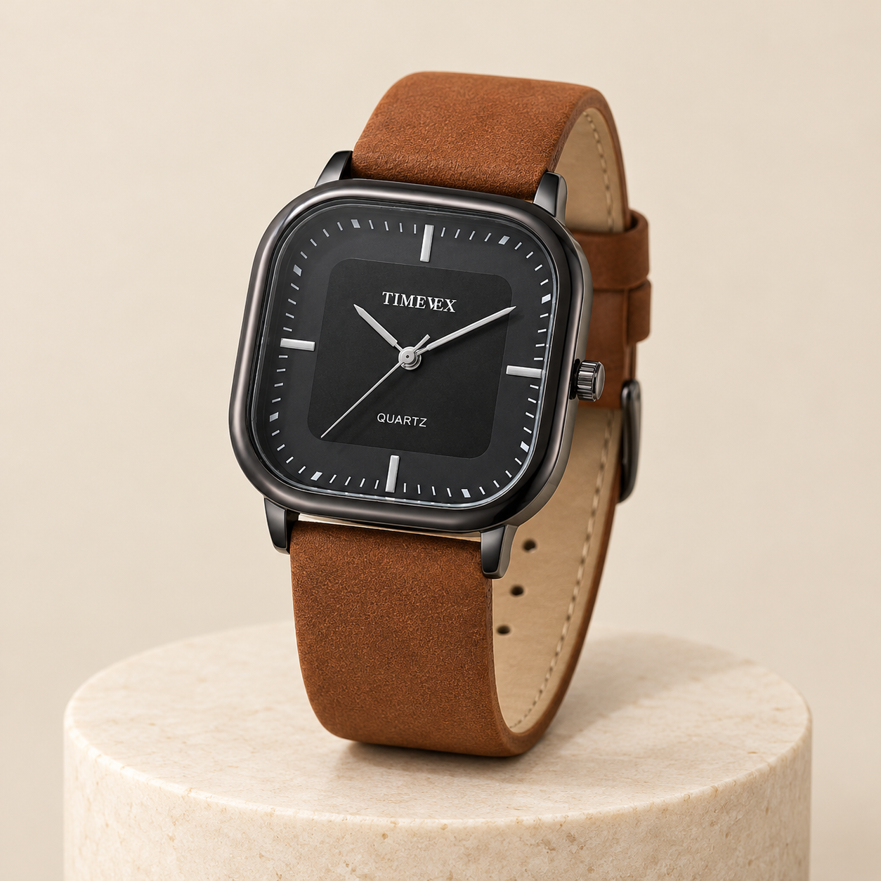 TIMEVEX Watch on Stone Stand